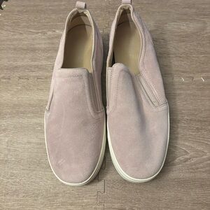 VIONIC Size 13 Kimmie Lavender  Suede Slip On Casual Shoes Sneakers